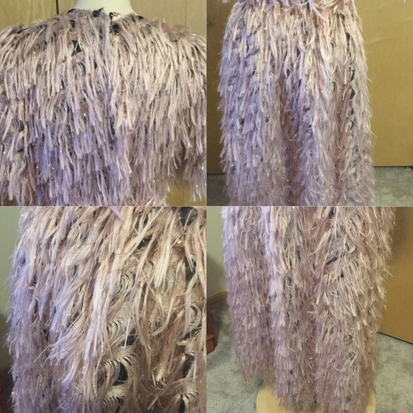 DOLCE & GABBANA Fringed fil coupé organza  dress - Picture 8 of 8